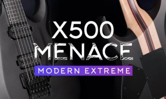 La guitarra eléctrica X500 Menace de Cort Guitars es una versión oscura y agresiva que fue pensada para convertirse en el próximo buque insignia de la empresa.