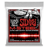 ERNIE BALL P02915 | Cuerdas de Guitarra Eléctrica Skinny Top Heavy Bottom Slinky M-Steel Calibres 10-52