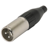 Amphenol AC3MM | Conector XLR Macho a Cable Metálico