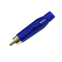 Amphenol ACPR-BLU | Conector RCA Macho para Cable Azul