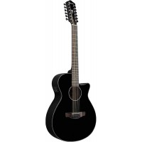 IBANEZ AEG5012BKH | Guitarra Electroacústica de 12 cuerdas color negro