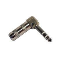 Lion Support CXP-PM90S | Conector Plug Estereo 90º Metalico 