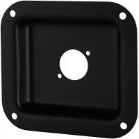 PENN ELCOM D0949K | Placa perforada para 1 conector color negro