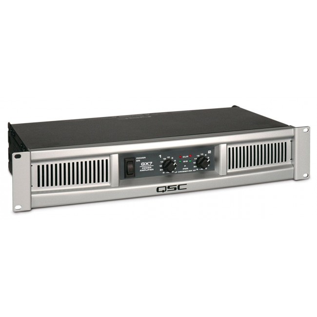 QSC GX7 | Amplificador de 2 canales de 1000w de potencia por lado