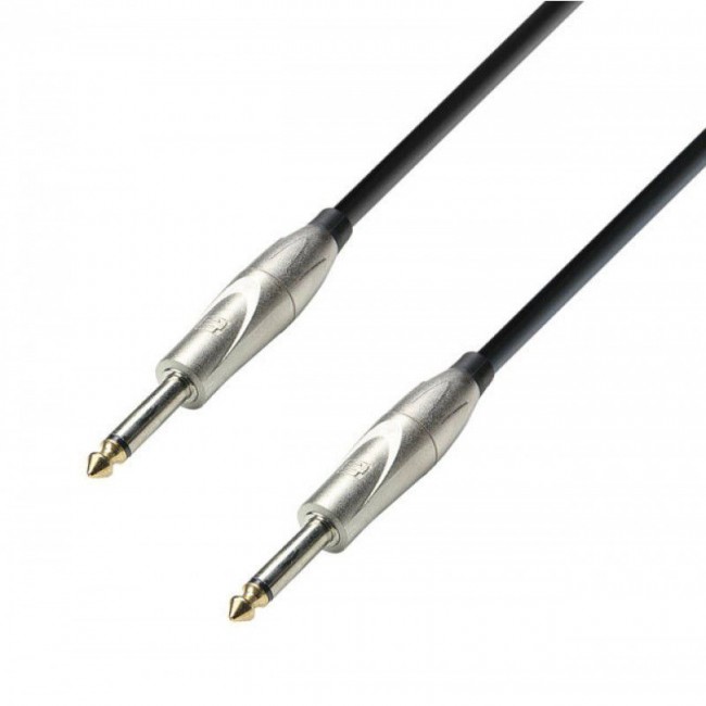 ADAM HALL K3IPP0300 | Cable de Instrumento de Jack 6,3 mm mono a Jack 6,3 mm mono 3 m