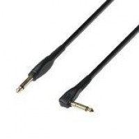 ADAM HALL K3IPR0900P | Cable de Instrumento de Jack 6,3 mm Mono a Jack 6,3 mm Mono 9 Mt