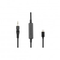 Saramonic LC-C35 | Cable de Interfaz TRS Macho a Lightning de 3,5 mm Negro