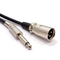 Amphenol LEMSTAMP6 | Cable de Armado XLR Macho a Plug de 6 Mt