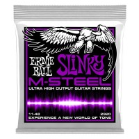 ERNIE BALL P02920 | Cuerdas para Guitarra Eléctrica Power Slinky M-Steel Calibres 11-48