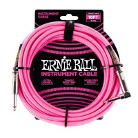 ERNIE BALL P06083 | Cable de Instrumento Trenzado de 5.49m Rosa