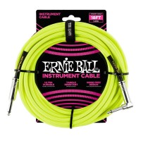 ERNIE BALL P06085 | Cable de Instrumento Trenzado de 5.49 Amarillo 