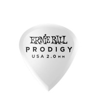 ERNIE BALL P09203 | Pack de 6 Mini Púas Prodigy Blancas de 2.0mm