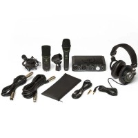MACKIE PACK-HS-PRODUCER | Pack de Grabación con Interfaz USB, Mic Condensador, Mic Dinámico y Audífonos