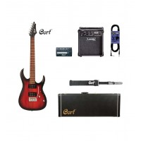 CORT PACK-X100-OPBB | Pack con Guitarra Cort X100 + Amplificador Laney Lx10 + Afinador